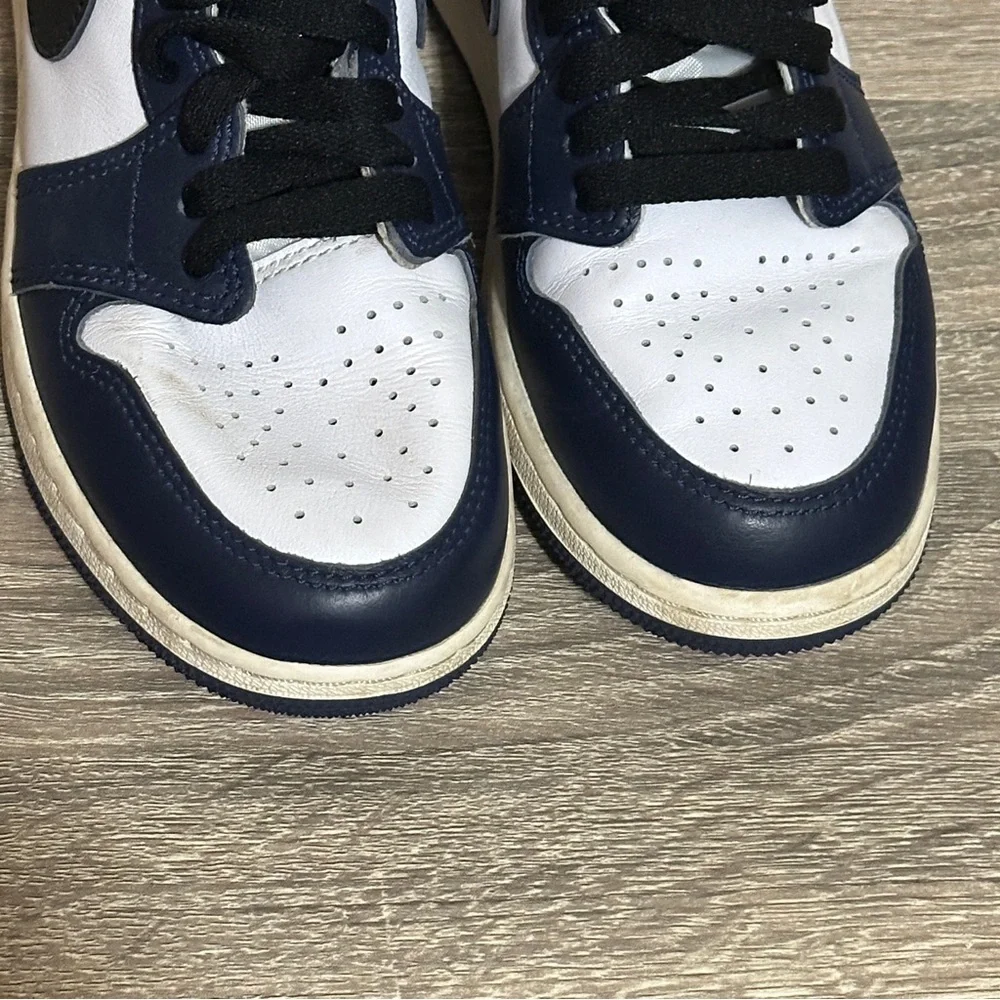 Nike Air Jordan 1 Retro High OG GS Youth 4 FD1437-401 Midnight‎ Navy/White